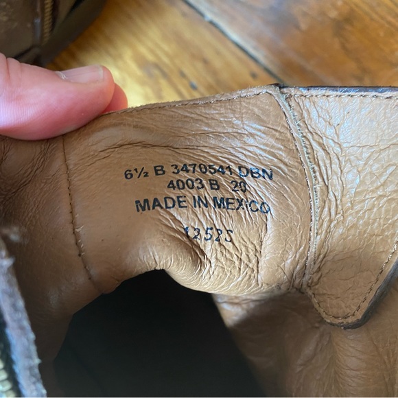 Frye Vicky 6” Buckled Biker Boot in Dark Brown - Picture 4 of 8